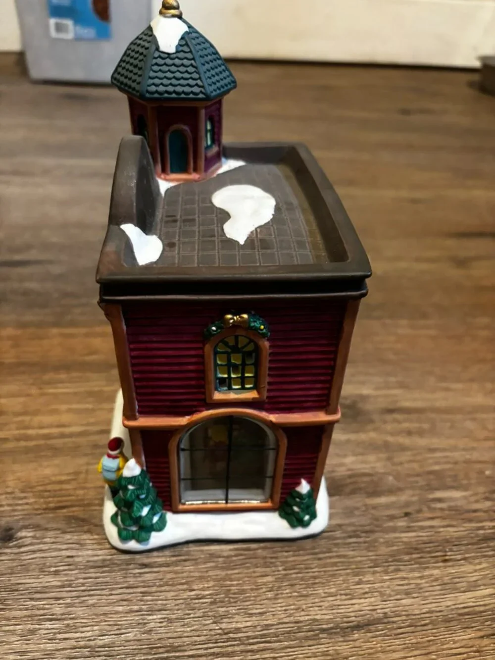 Trim a Home Christmas Village light up house Pickford School